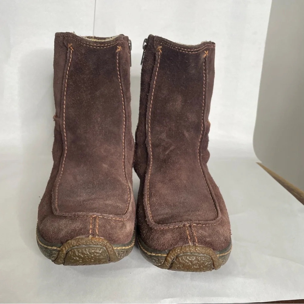 Timberland Brown Suede Ankle Moccasin Boho‎ Southwest Boot Women’s Size 6.5